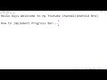 How to Create a Circular Progress Bar in Android Studio (Kotlin)