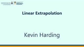 Linear extrapolation [Lecture]