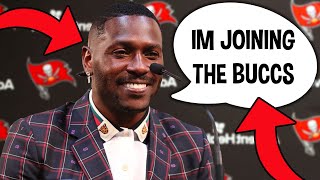 Antonio Brown Signing With Tampa Bay Buccaneers With Tom Brady...