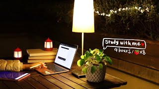 4 HOUR REAL-TIME STUDY WITH ME 📚 Chill & Dreamy Lofi Hip-Hop Playlist 🍅 DEEP FOCUS Pomodoro Timer