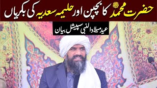 Hazrat Halima Sadiya Or Hazoor Salalaho Alaihe Waslam Ki Raai Behna Ka Emaan Afroz Bayan By Suleman