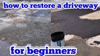 DIY driveway repair/ restoration