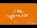 Maroon 5 - It Was Always You (Lyrics Video)