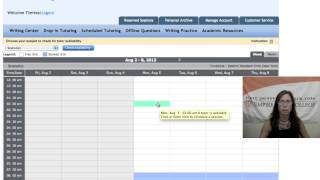 Smarthinking Tutorial: How do I schedule a tutoring session?