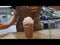 eng 아이스 카페모카 만들기 how to make iced cafe mocha