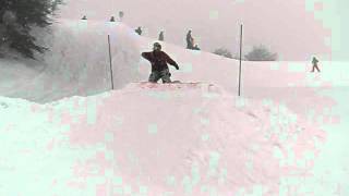 HOLIDAYSNOWBOARDin米沢スキー場2012 アイン 「回れてない」