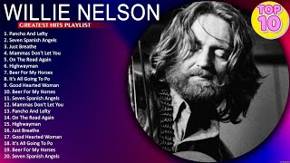 Willie Nelson Greatest Hits Playlist 🎶 Best Songs Of Willie Nelson 2020 🎶 Willie Nelson 1938-2020