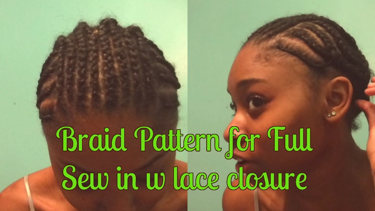 BRAID PATTERN FOR FULL SEW IN WITH FREE-PART CLOSURE! - YouTube