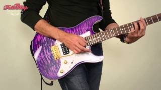 Schecter Sunset Custom 5a-Quilt Magenta at The Fellowship of Acoustics