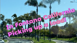 Setting In Fontana California waiting to get loaded Prime Inc.￼