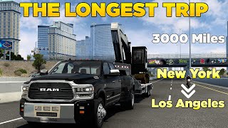 The Longest Hotshot Trucking Trip in ATS (New York to Los Angeles) | American Truck Simulator