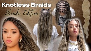 Knotless Braids | Blonde Edition | DIY and Save 400+ On Your Next Style.