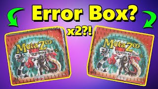 MetaZoo 1st Edition Booster Box Opening - INSANE ERROR GOD BOX!