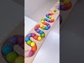 marble Run Race ASMR #85 Wooden Wave Course Colorful Marbles   #marblerun #marblerunrace #asmr