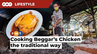 Beggar’s Chicken: cooked in clay and charcoal, the traditional way