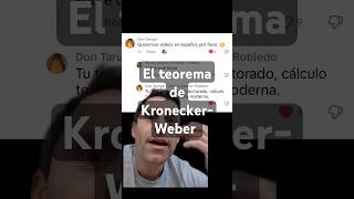 El teorema de Kronecker-Weber #mates #matemáticas #teoriadenumeros #algebra