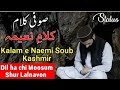 Dil ha chi Moosum Shur Lalnavon / Kalam e Naemi Soub / Owais Raza Qadri / Heart Touching kalam