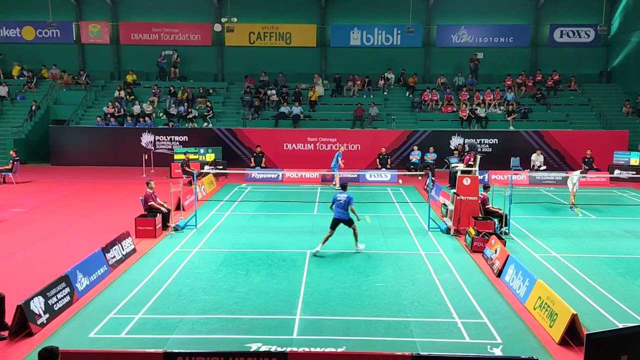 Arga Nugraha Sigfar VS Patya ( Polytron Superliga Junior 2023) 21-9, 21 ...