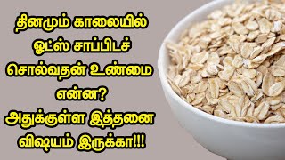 தினமும் காலையில் ஓட்ஸ் சாப்பிடச் சொல்வதன் உண்மை என்ன? || Health Benefits Of OatsMeal in Tamil