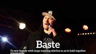 How to Say Baste in English? | What is Baste? | How Does Baste Look?