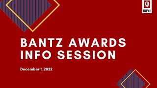 2023 წლის Bantz Awards-ის საინფორმაციო სესია (1 დეკემბერი, 2022)