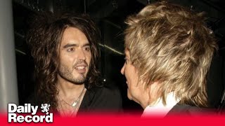 Russell Brand and Rod Stewart's very heated row over daughter Kimberley
