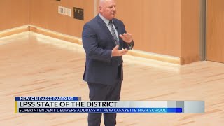 Lafayette superintendent delivers future plans address