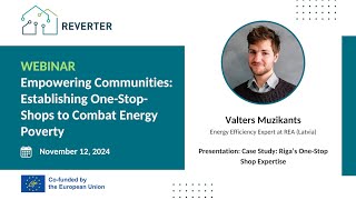 Webinar: Establishing OSS to combat energy poverty | Riga's (Latvia) OSS case study