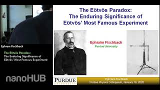 The Eötvös Paradox: The Enduring Significance of Eötvös' Most Famous Experiment