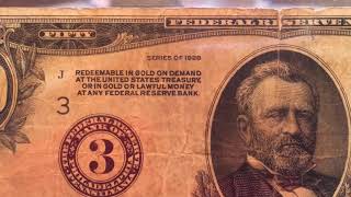 1928 $50 Federal Reserve Note