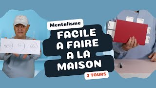 COMMENT FAIRE 2 TOURS DE MENTALISME FACILES A LA MAISON ! 😲🪄#latelierderomano #magic #mentalisme