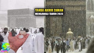 Tanda Akhir Zaman Didepan Mata!! Jamaah Umroh 2023 Rekam Fenomen Hujan Salju di Makkah Arab Saudi..