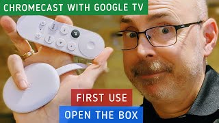 Chromecast with Google TV | first use and interface demo