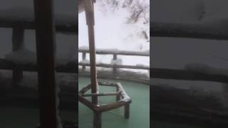 2017.1.29 松川温泉 松楓荘 雪見露天風呂