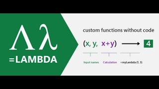 Lambda Functions in Microsoft Excel Tutorial