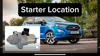 Ecoboost 1.0 Starter Location and Fastener Sizes