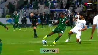 PAKISTAN VS SAUDI ARABIA 0-4 MATCH  #highlights / #pakistanfootball #ksa