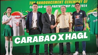 เก็บตกบรรยากาศงานแถลงข่าวเปิดตัว Carabao x HAGL