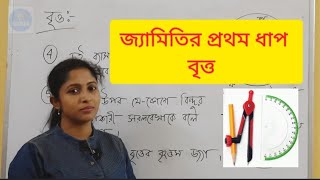 বৃত্ত- জ্যামিতির প্রথম ধাপ- geomatry tutorial in bengali- Britto