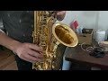 Purple Label Yamaha YAS-62 Alto Saxophone Demo