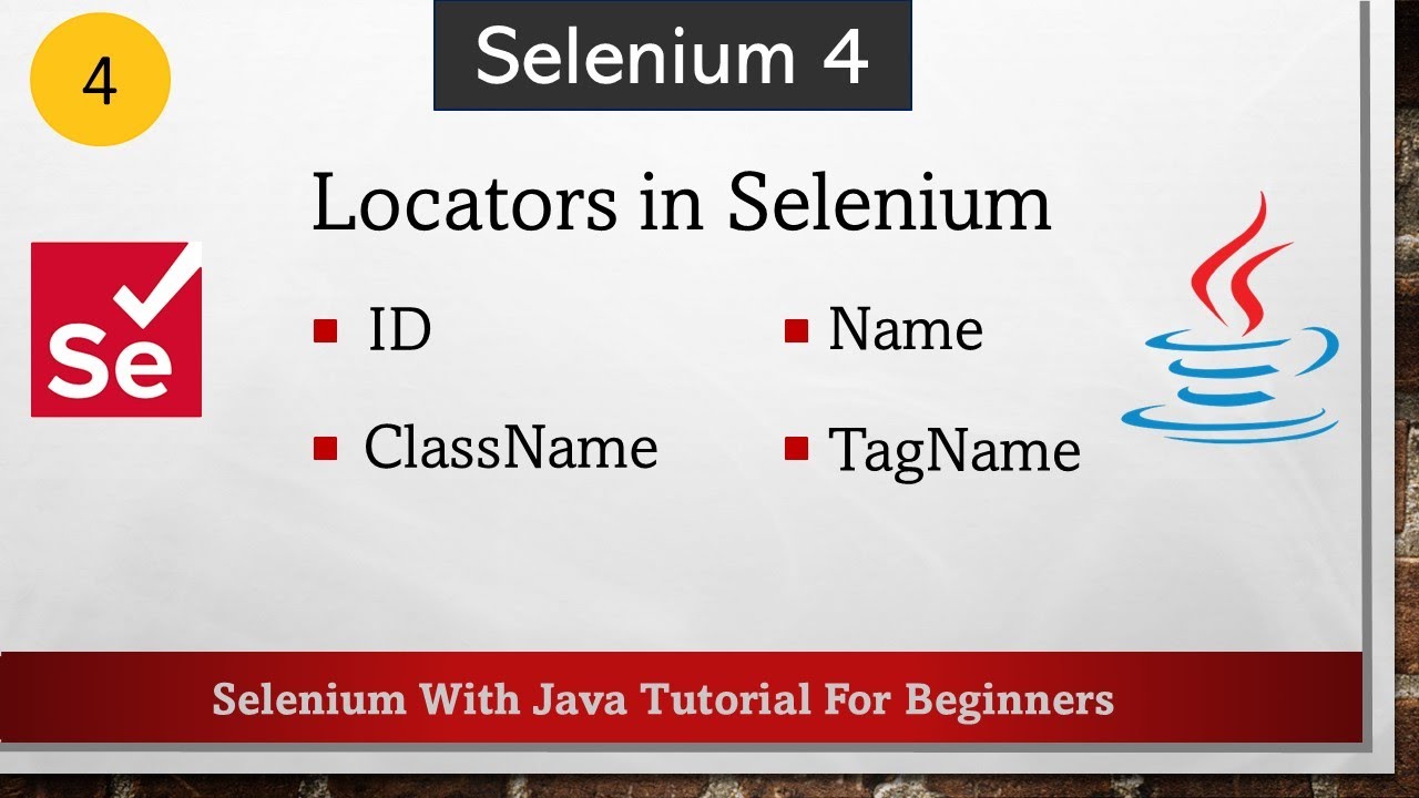 #4 Different Locators In Selenium | ID, Name, ClassName, TagName ...