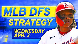 MLB DFS Today: DraftKings & FanDuel MLB DFS Strategy (Wednesday 4/3/24)