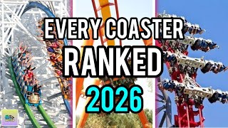 2026 UPDATE - EVERY Roller Coaster Ranked at Six Flags Magic Mountain!