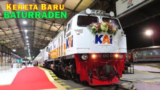 PERJALANAN PERDANA !! NAIK KERETA API BARU BATURRADEN EKSPRES KELAS EKSEKUTIF Purwokerto - Bandung