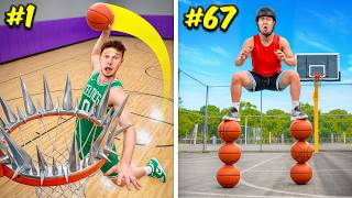 100 Basketball Challenges vs BUCKETSQUAD!