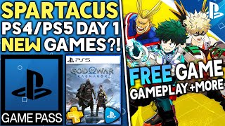 PlayStation Game Pass SPARTACUS Update, New Free Game Gameplay, Hogwarts Game Possible Delay? +More