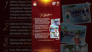 #TemanPemilih, yuk ikutan lomba selfie