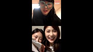 [0419SUBS] 190223 Bomi’s Instagram Live (feat. Apink)