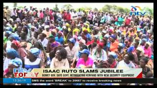 Isaac Ruto says government is intimidating Kenyans with new security equipment