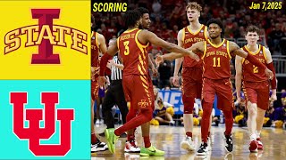 #3 Iowa State Cyclones Vs Utah Utes Men's basketball Game Highlights | Jan 7,2025 Men's Basketball